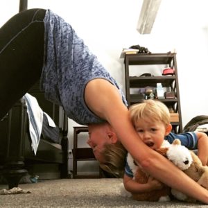 yoga, yoga baby, sfgirl, toddler yoga, geekmama, wine