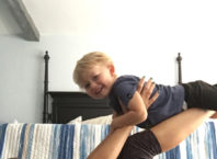 yoga, yoga baby, sfgirl, toddler yoga, geekmama, wine