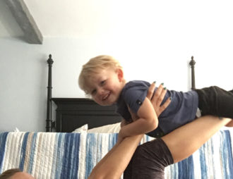 yoga, yoga baby, sfgirl, toddler yoga, geekmama, wine